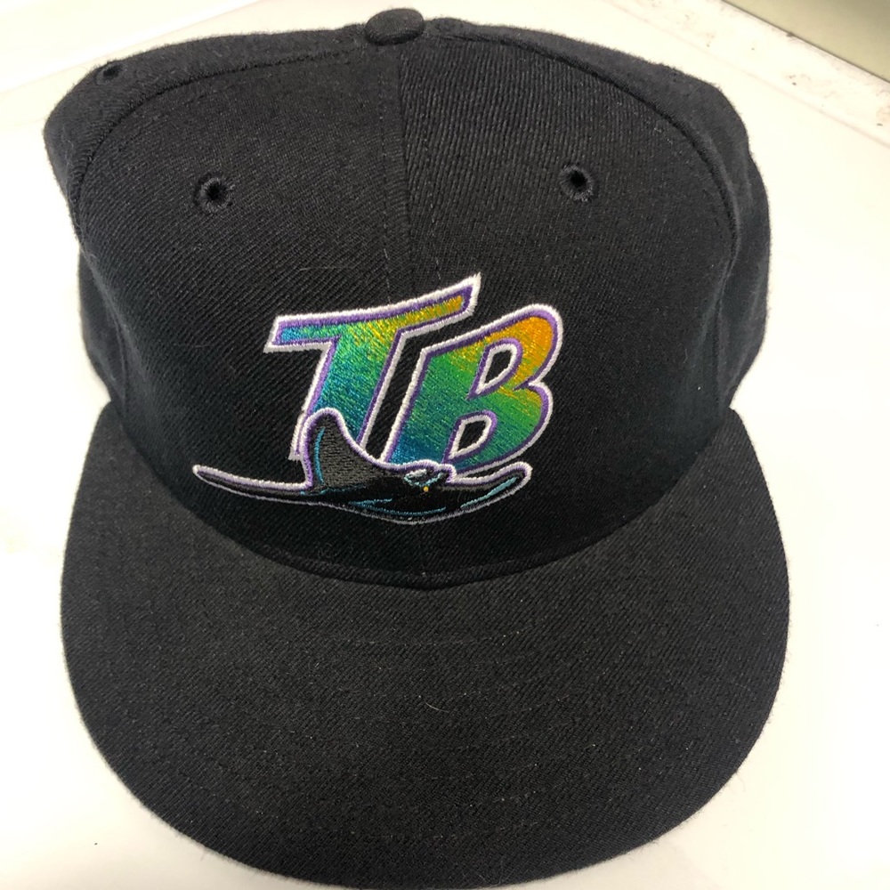 Vintage Tampa Bay Devil Rays Fitted Hat 7 1/4